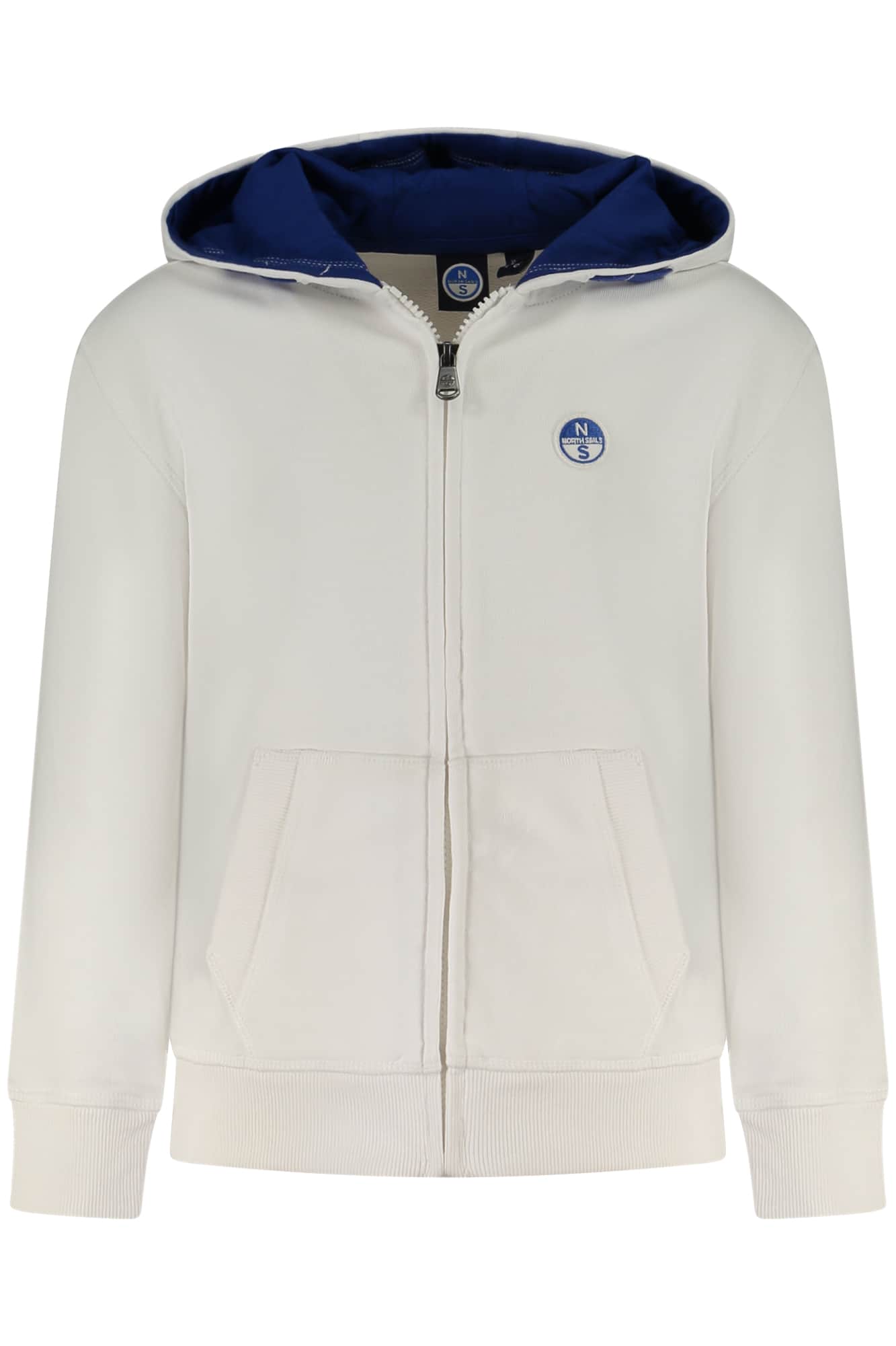 North Sails niños con cremallera sudadera blanco