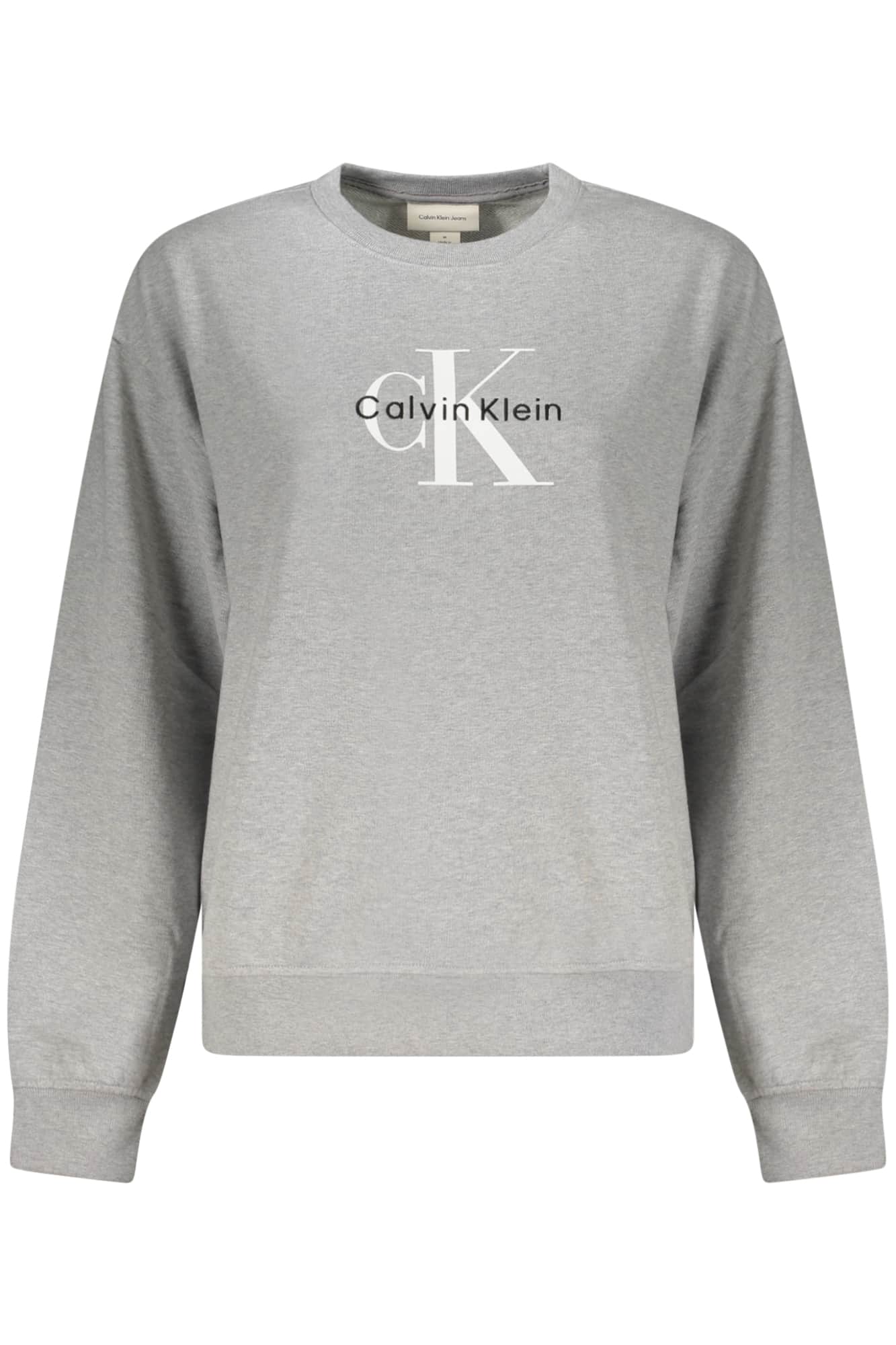 CALVIN KLEIN SUDADERA SIN CREMALLERA MUJER GRIS
