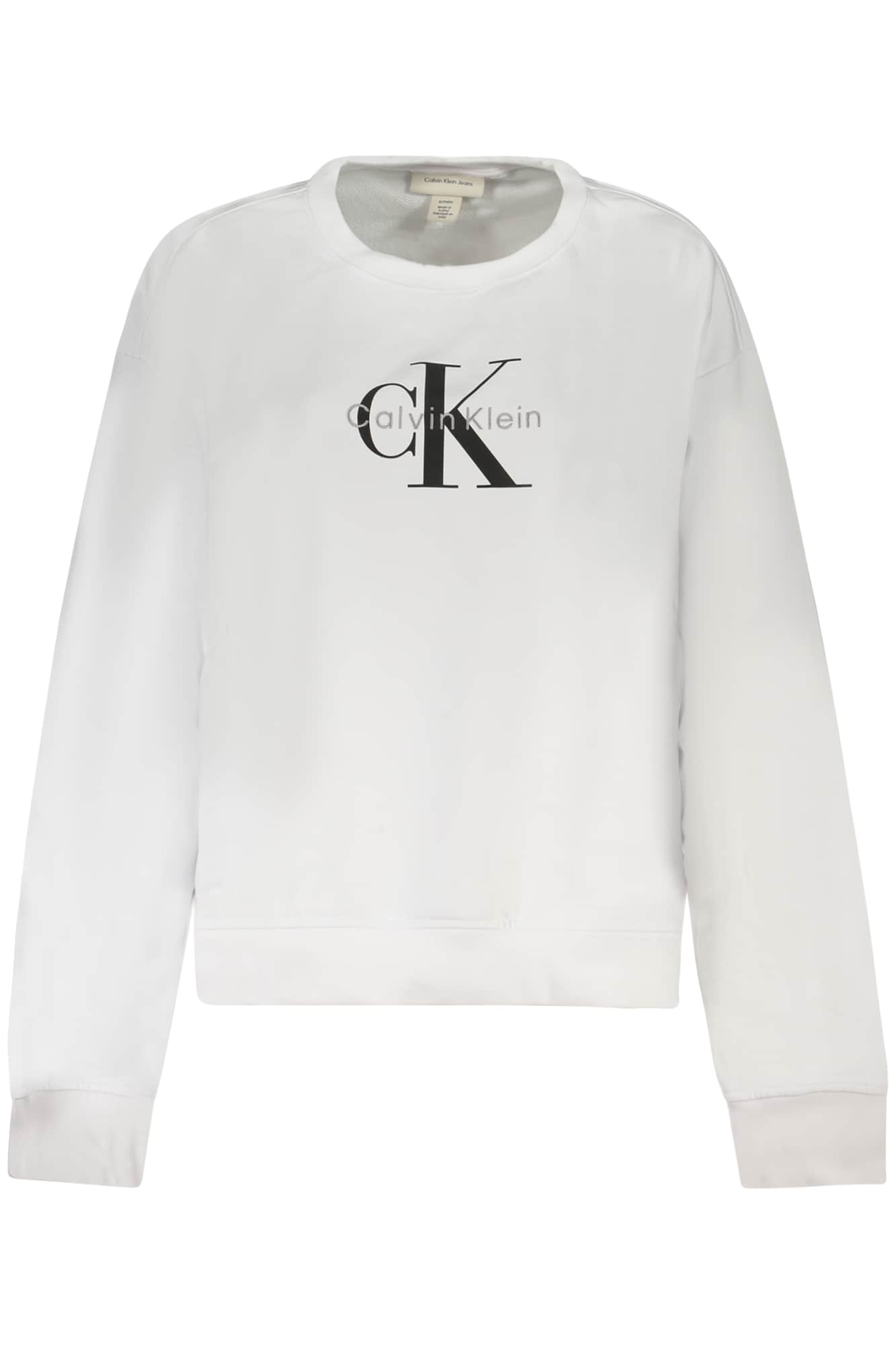 CALVIN KLEIN SUDADERA SIN CREMALLERA MUJER GRIS
