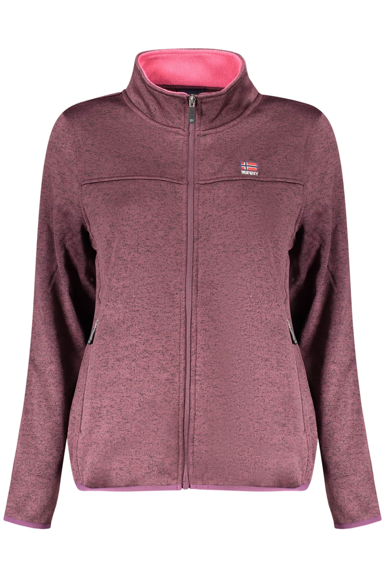 Norway 1963 mujer negro con cremallera sudadera