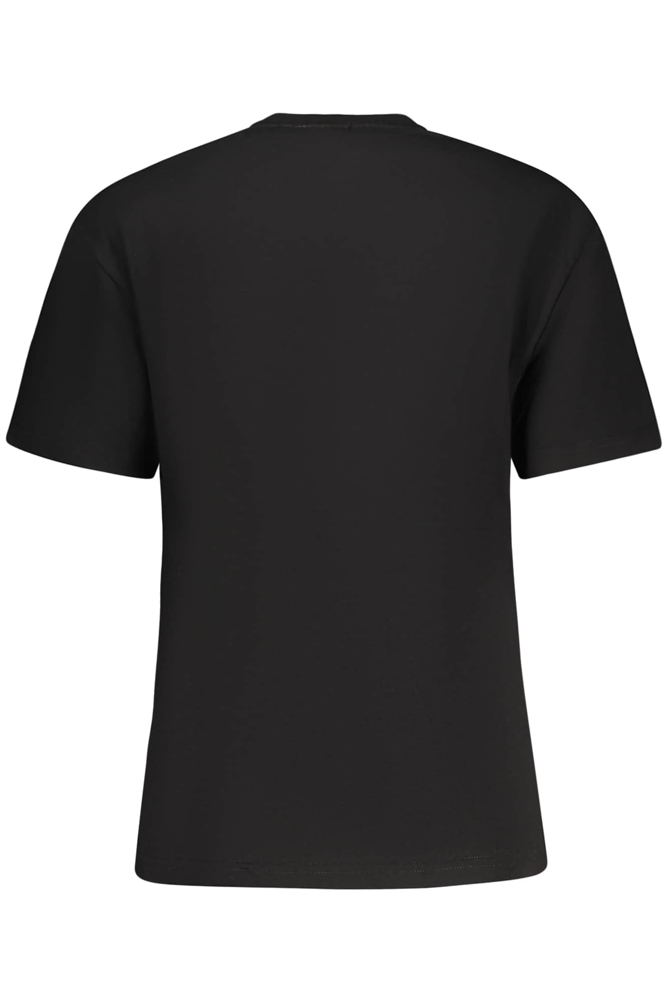 Fila mujer manga corta t-camisa negro