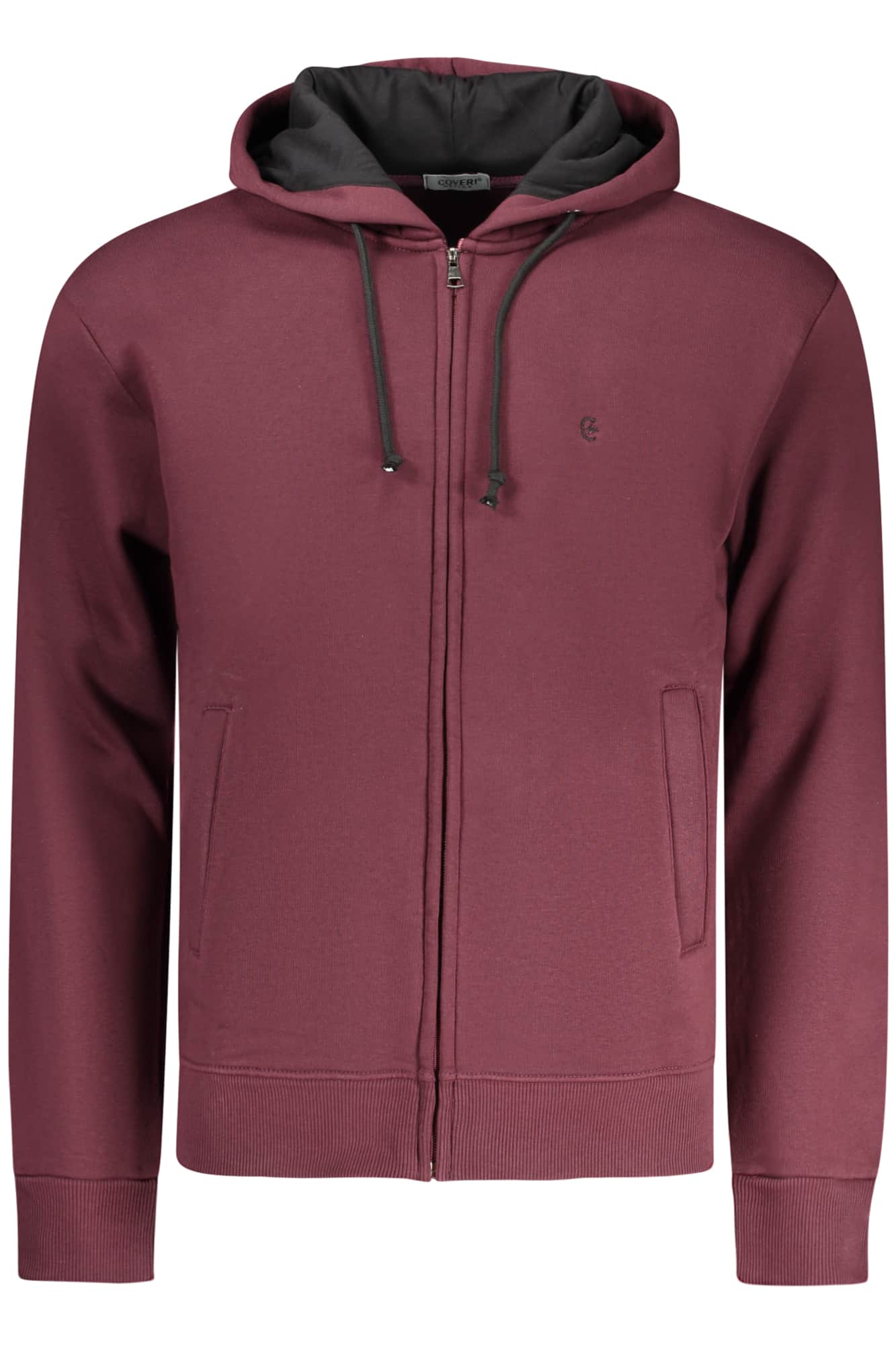 Coveri Moving hombre con cremallera sudadera verde