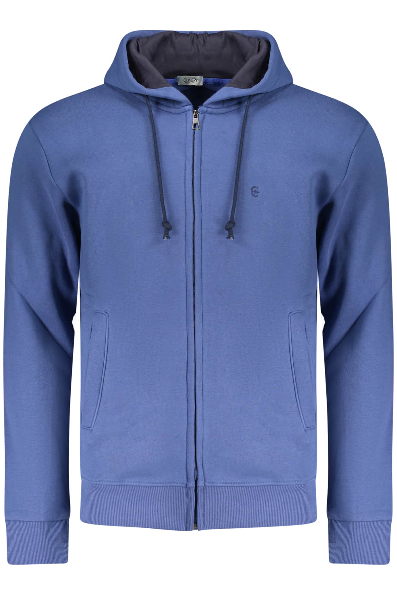 Coveri Moving hombre con cremallera sudadera verde