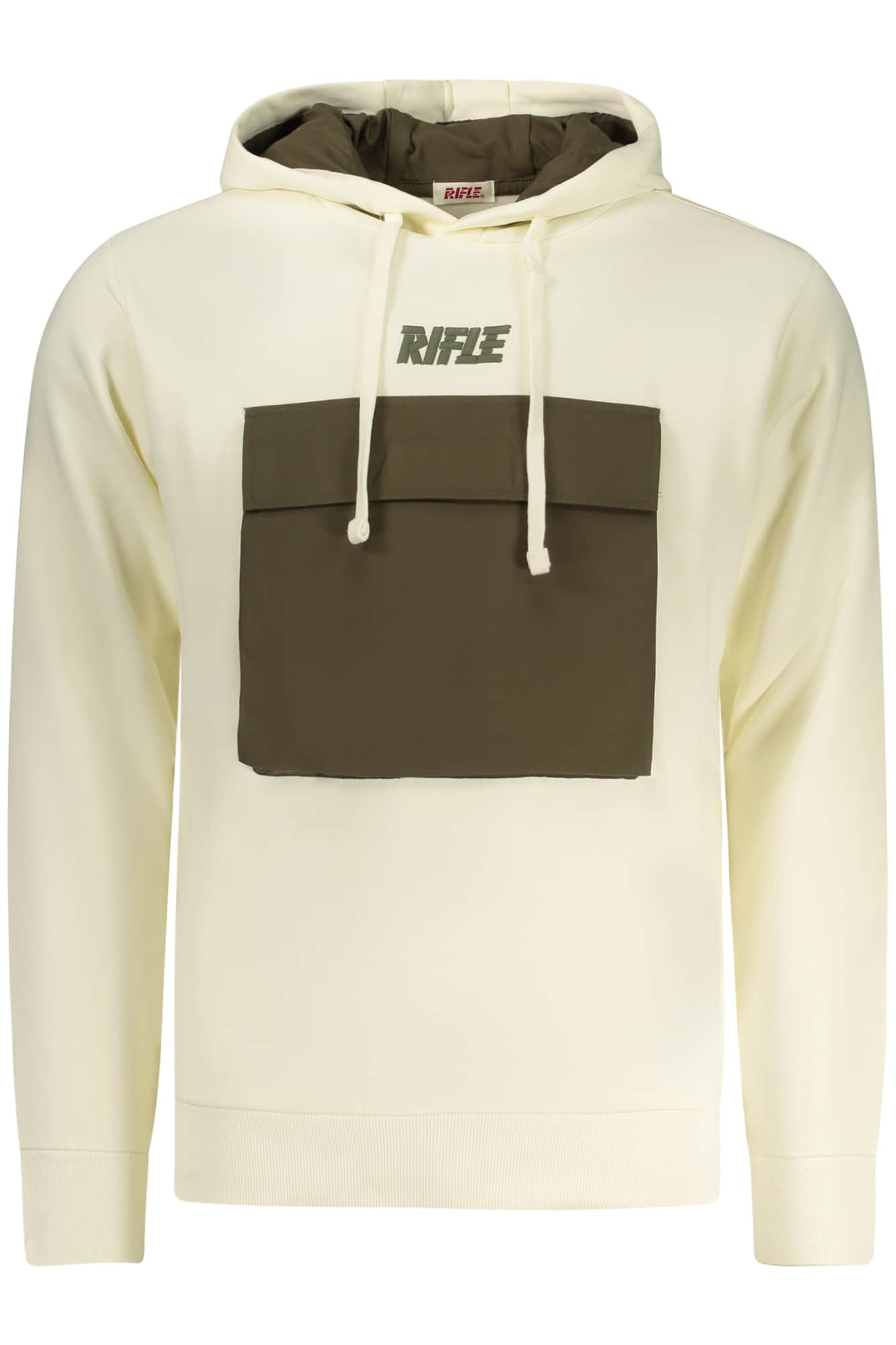 Rifle hombre con cremallera sudadera marrón