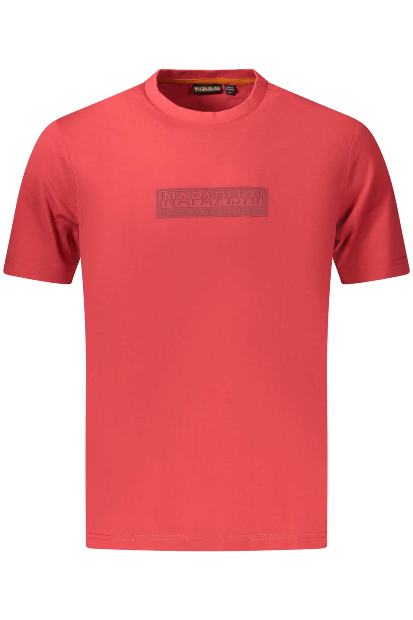 Napapijri hombre manga corta t-camisa gris