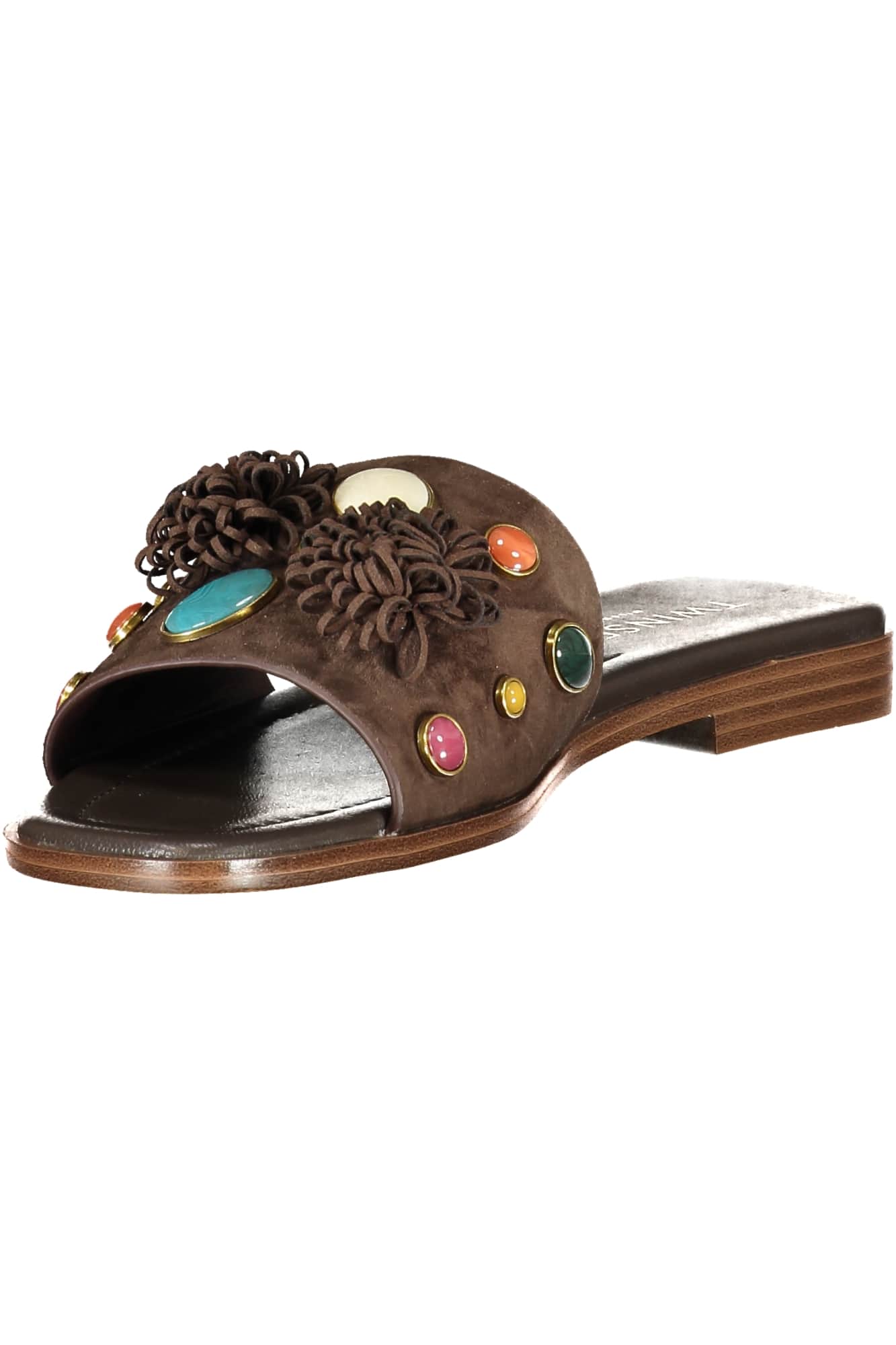 Twinset mujer marrón zapatillas de casa