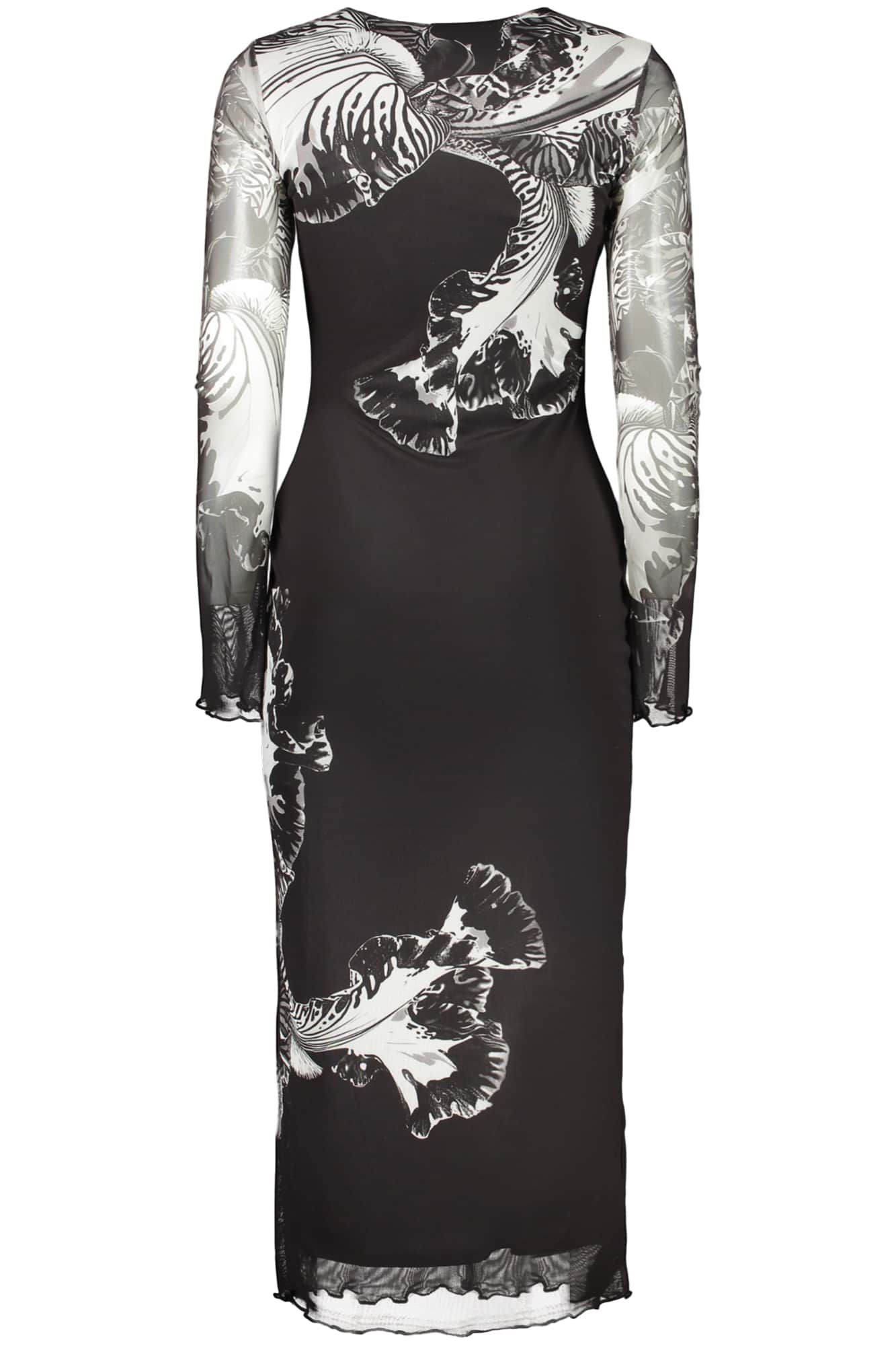 Desigual mujer largo negro vestido
