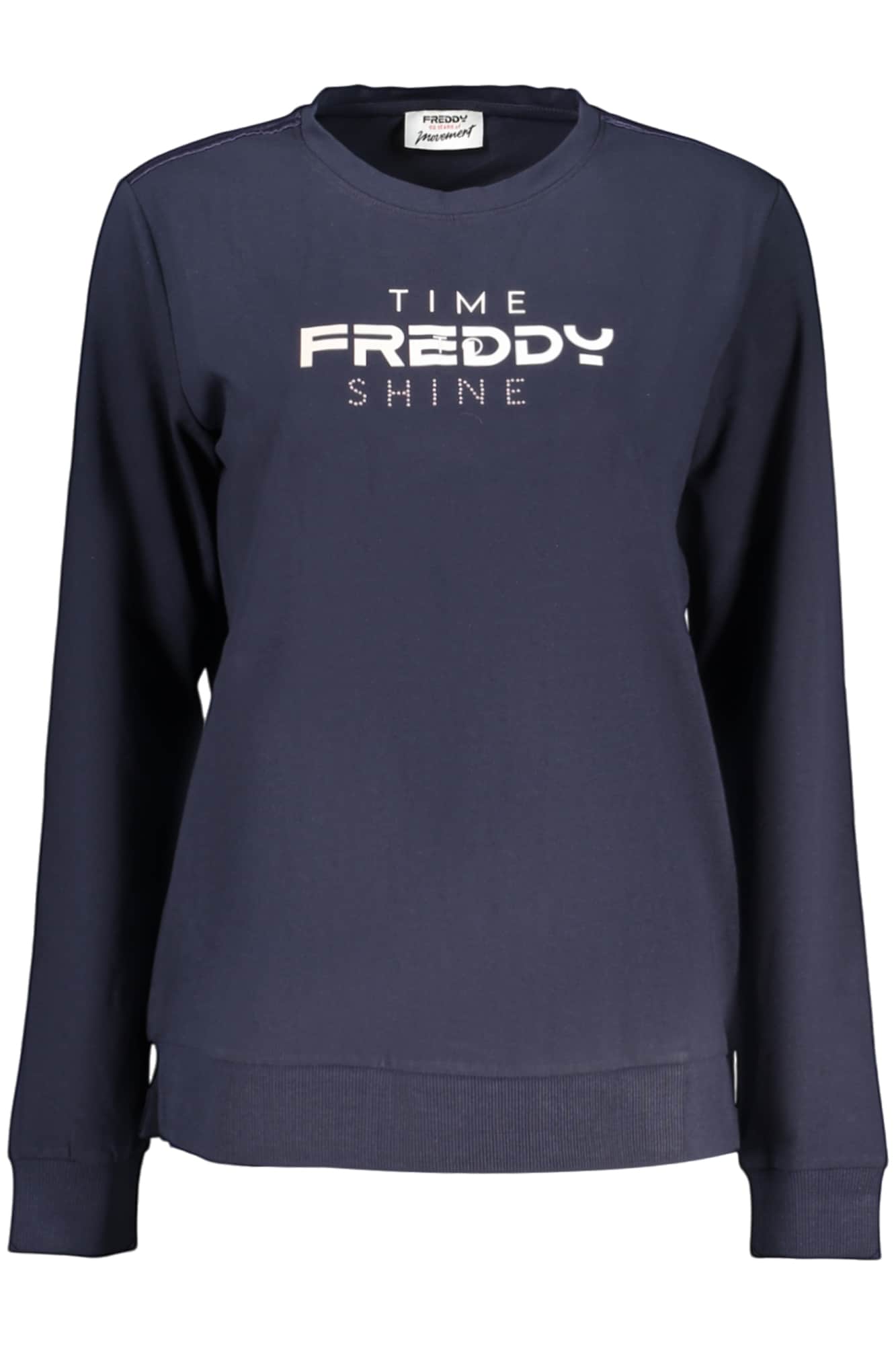 Freddy mujer manga larga t-camisa, azul