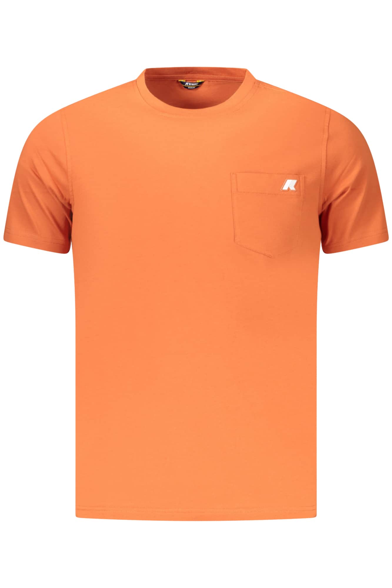 K-Way manga corta t-camisa hombre blanco