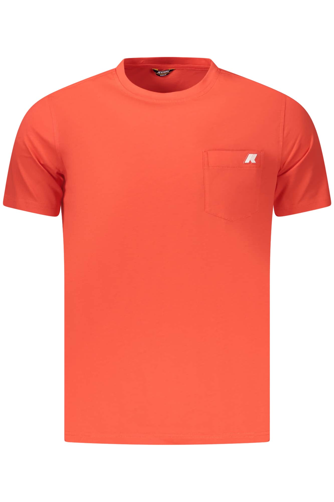 K-Way manga corta t-camisa hombre blanco