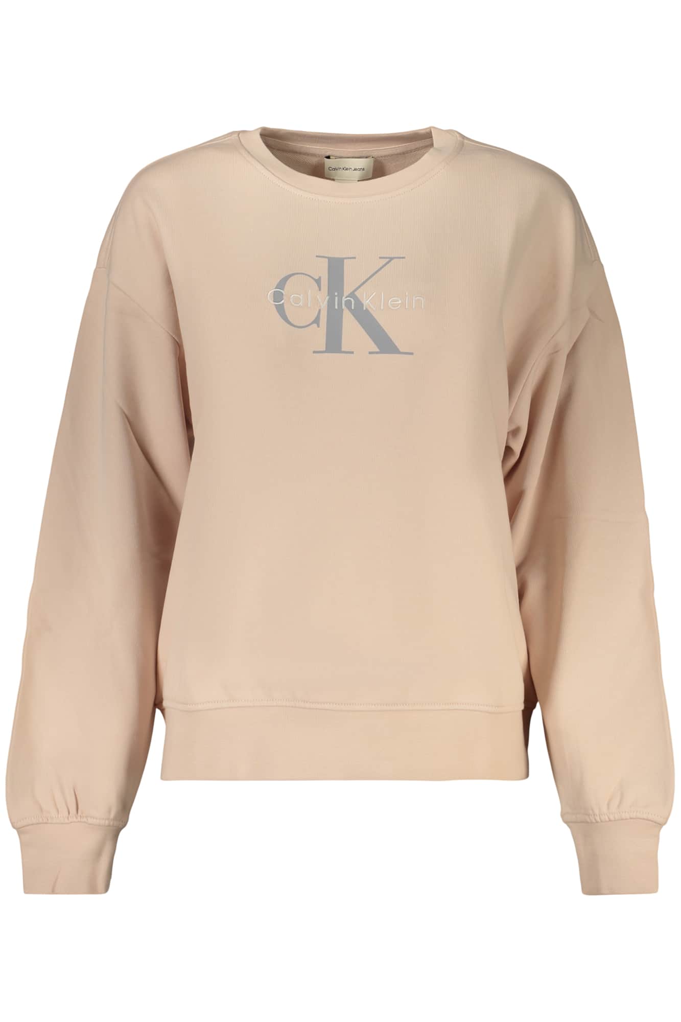 CALVIN KLEIN SUDADERA SIN CREMALLERA MUJER GRIS