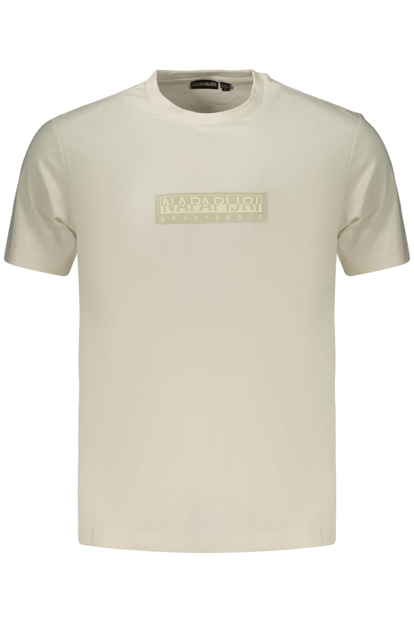Napapijri hombre manga corta t-camisa gris