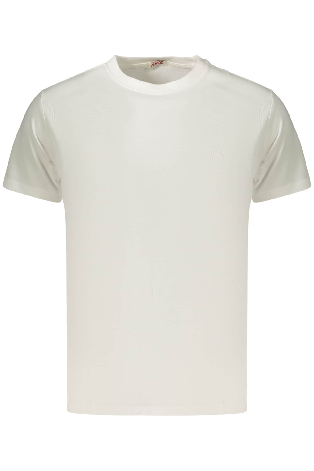 Rifle manga corta t-camisa hombre naranja