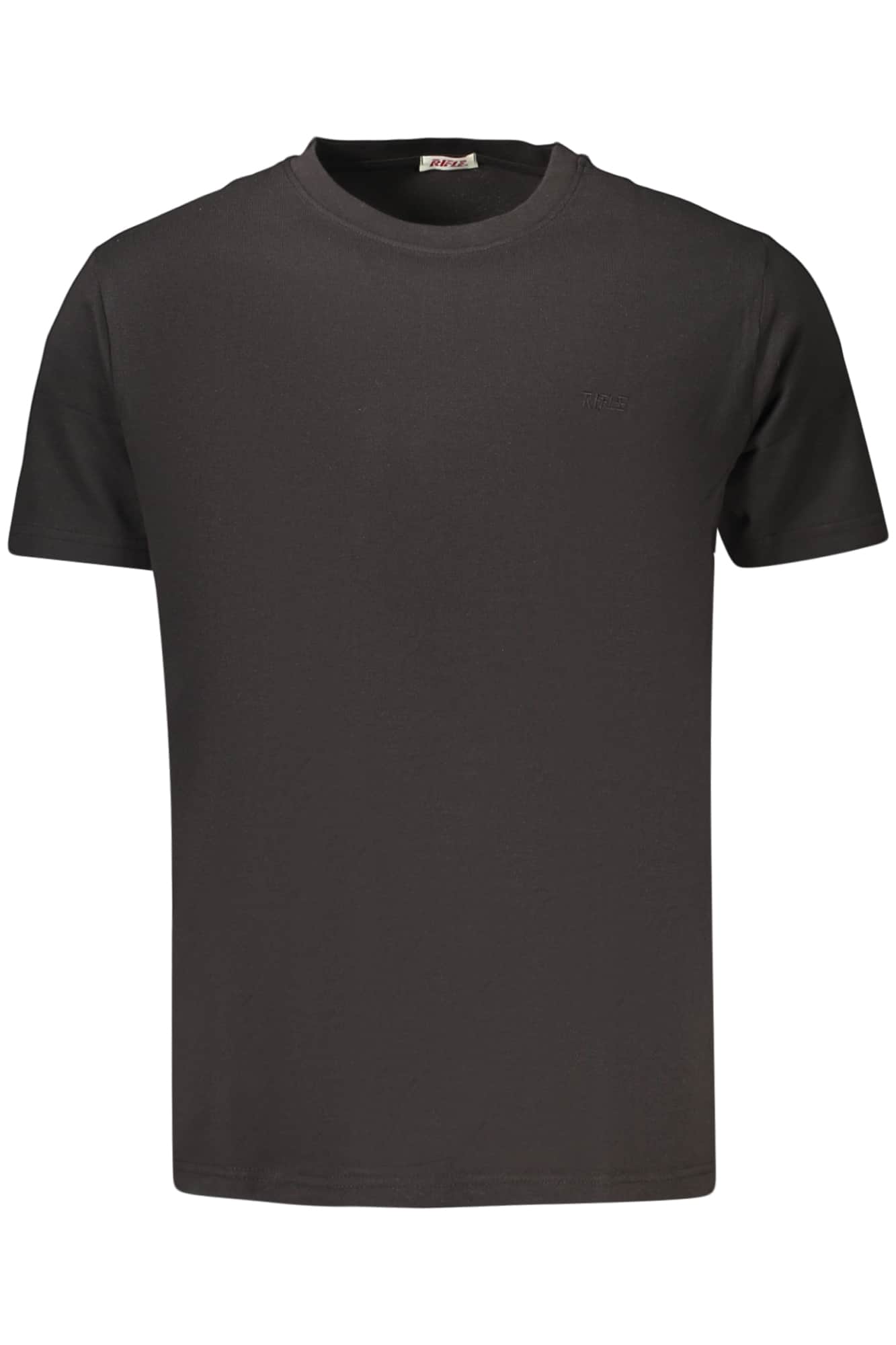 Rifle manga corta t-camisa hombre naranja