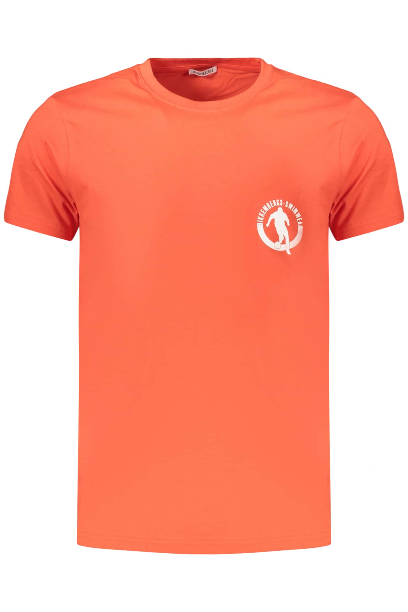 Bikkembergs hombre manga corta t-camisa naranja