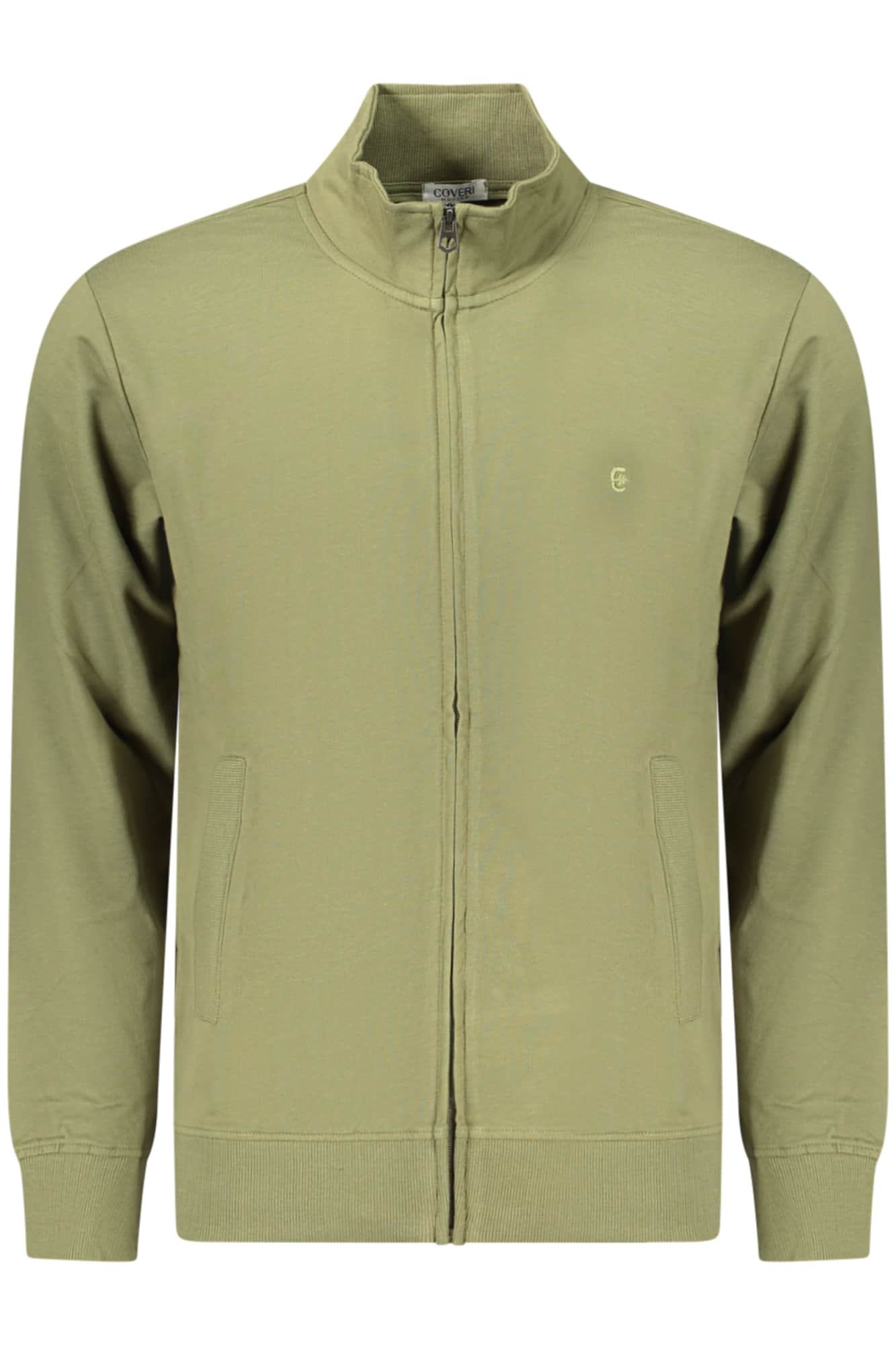 Coveri Moving hombre azul con cremallera sudadera