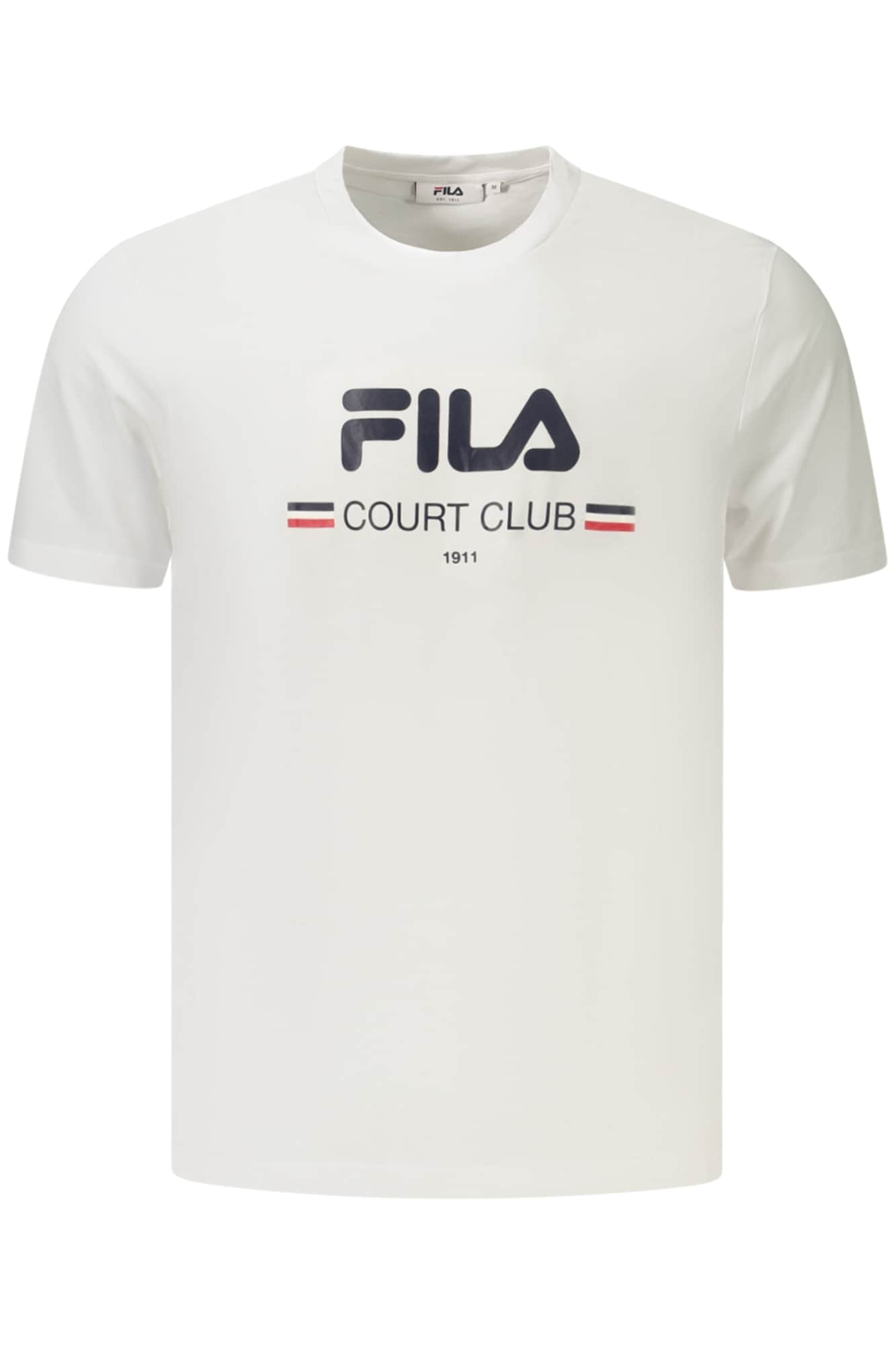 Fila hombre manga corta t-camisa negro