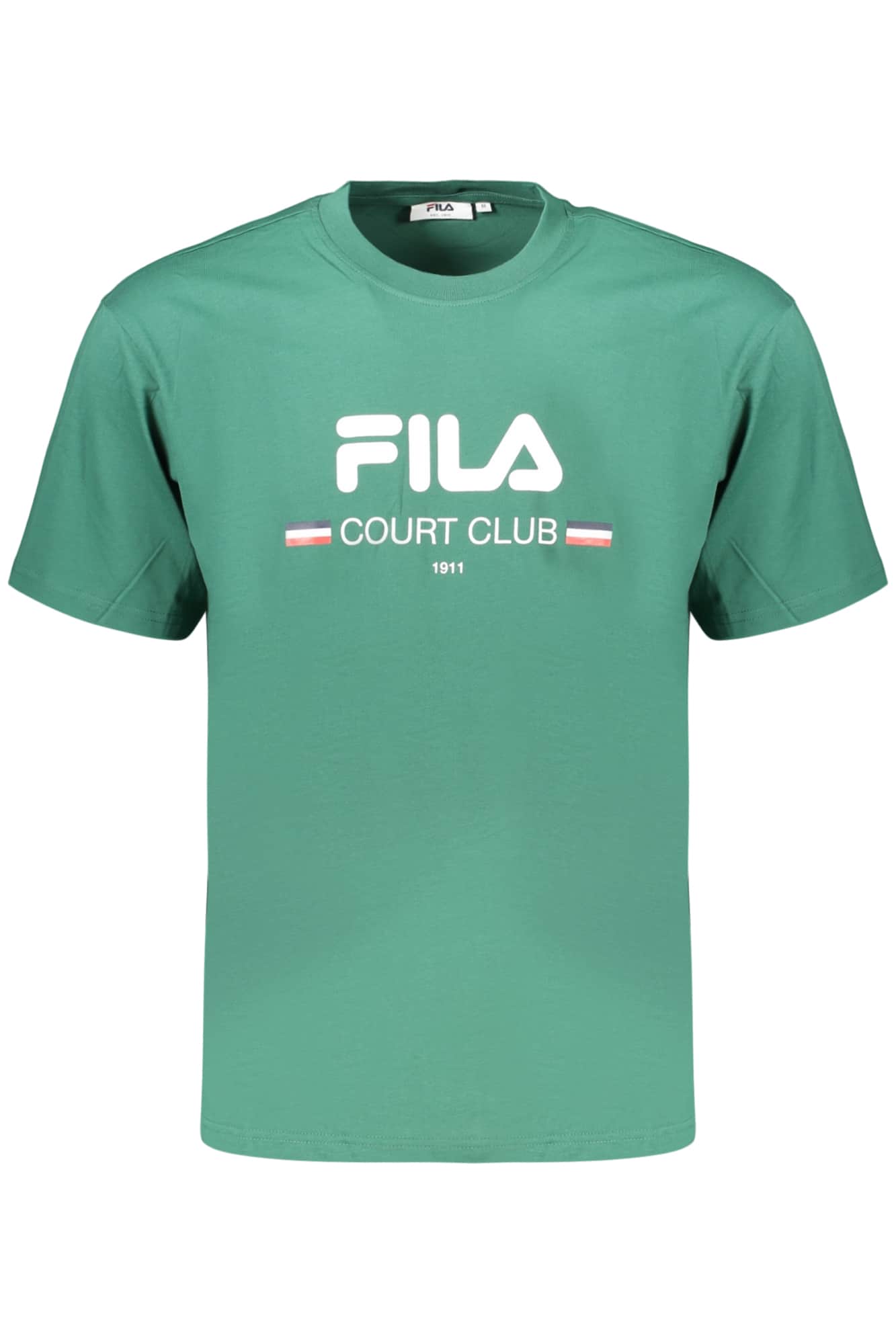 Fila hombre manga corta t-camisa negro