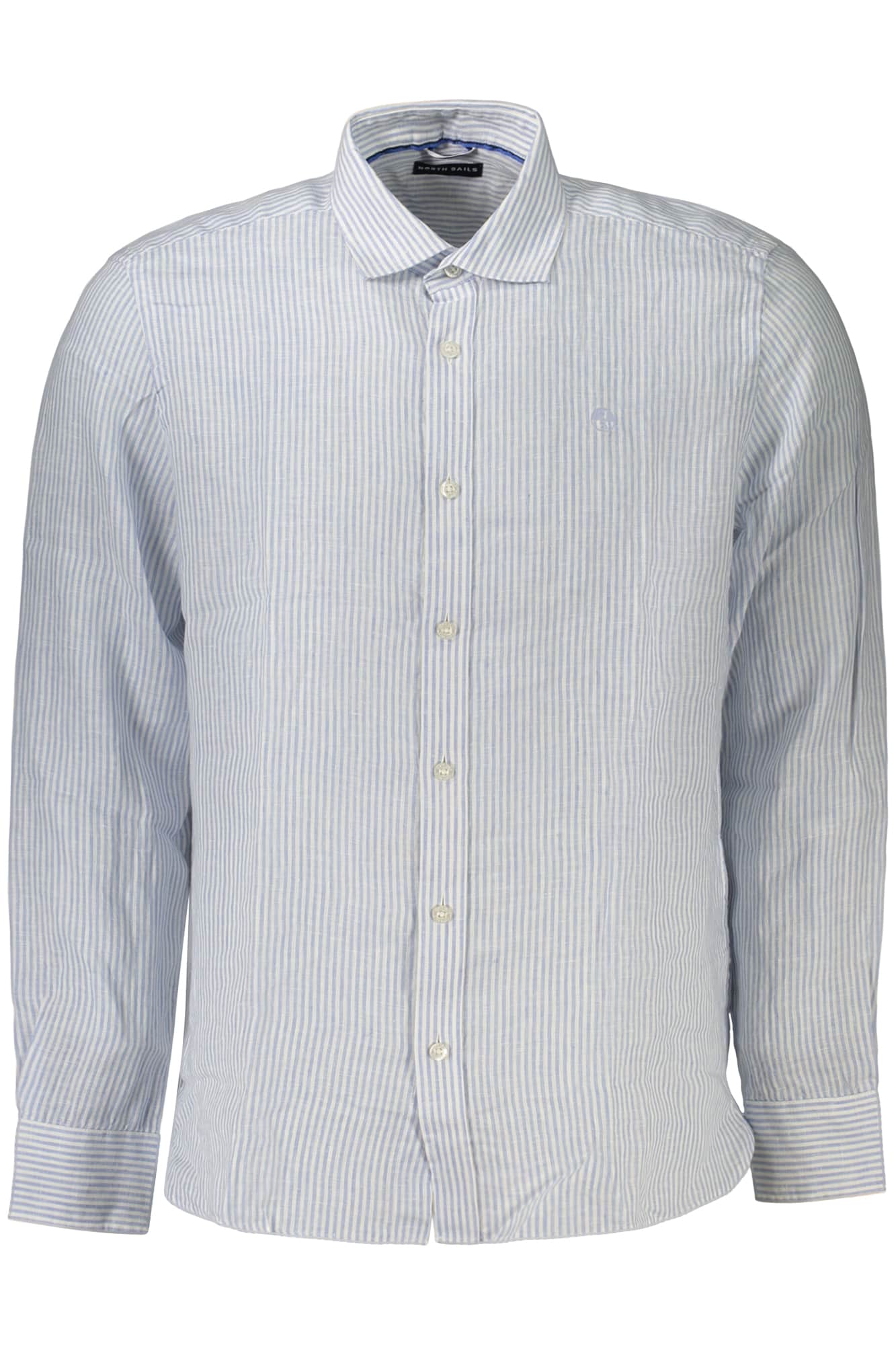 North Sails hombre manga larga camisa, azul
