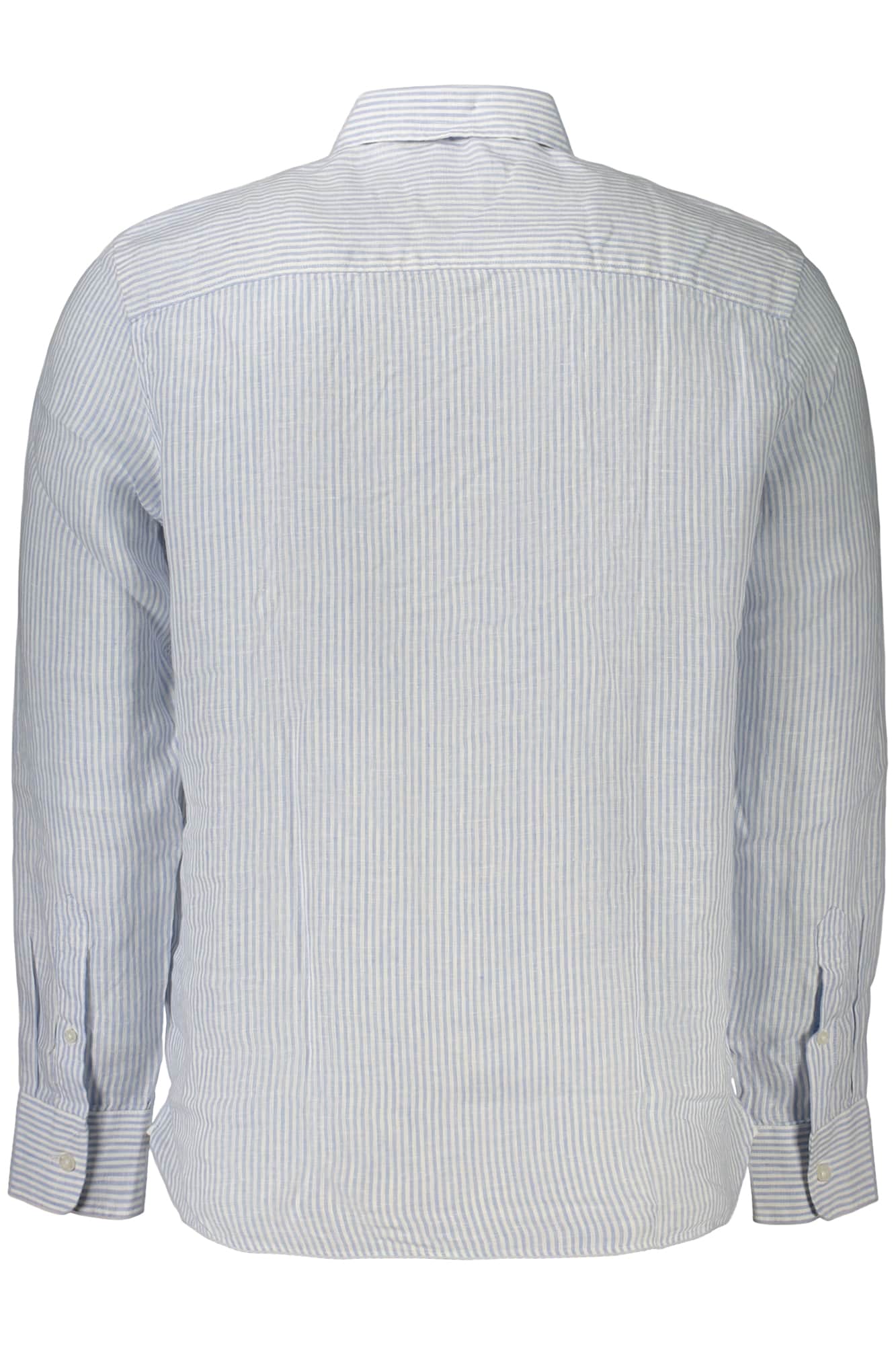 North Sails hombre manga larga camisa, azul