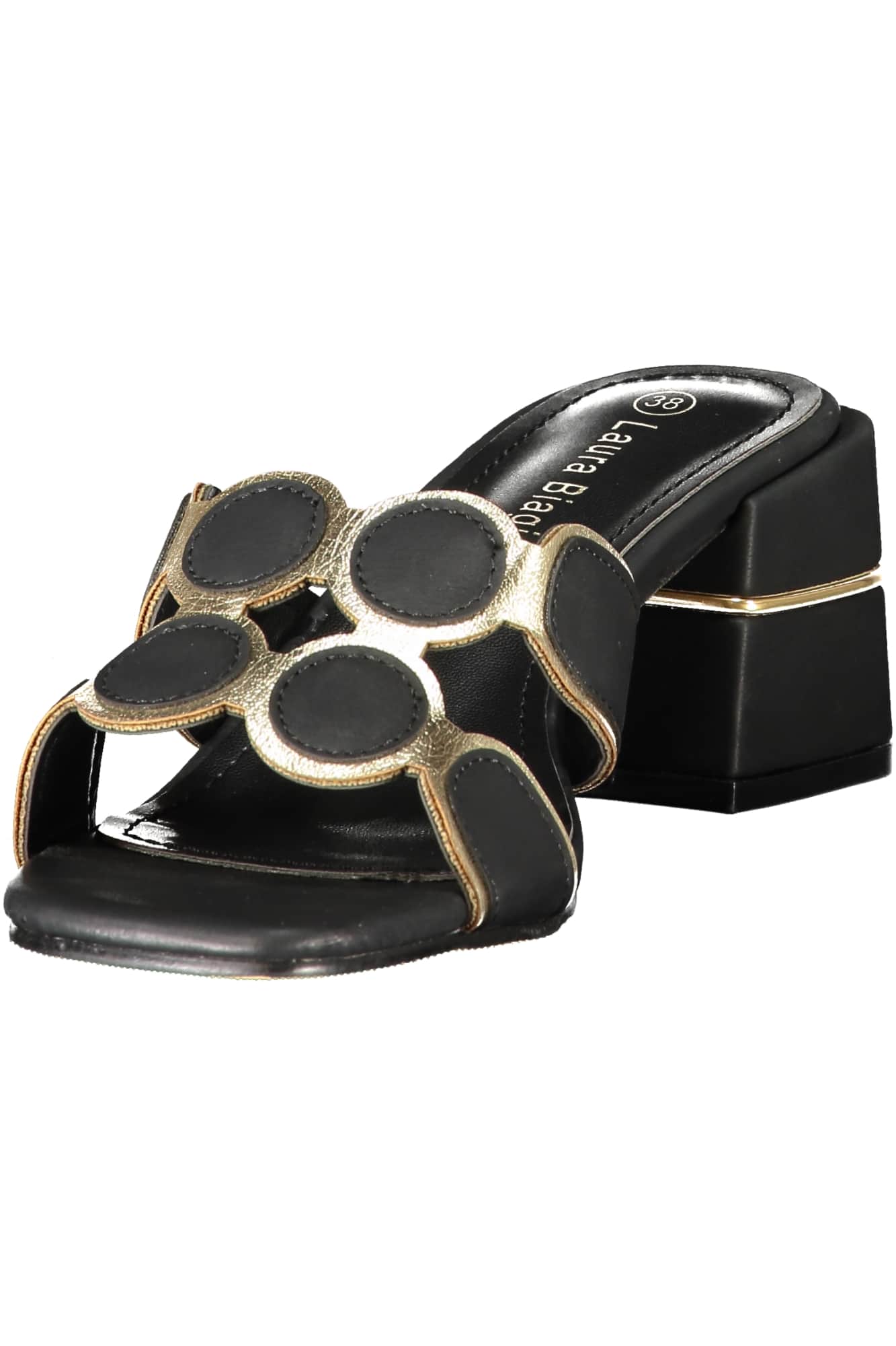 Laura Biagiotti mujer negro sandalias