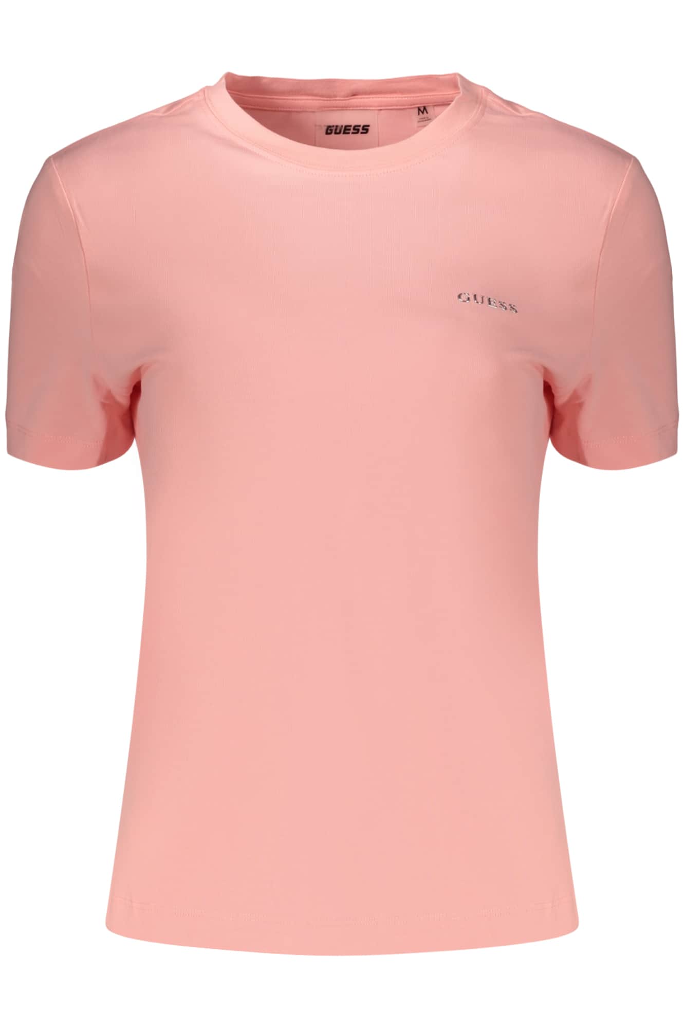 Guess vaqueros mujer manga corta t-camisa rosa