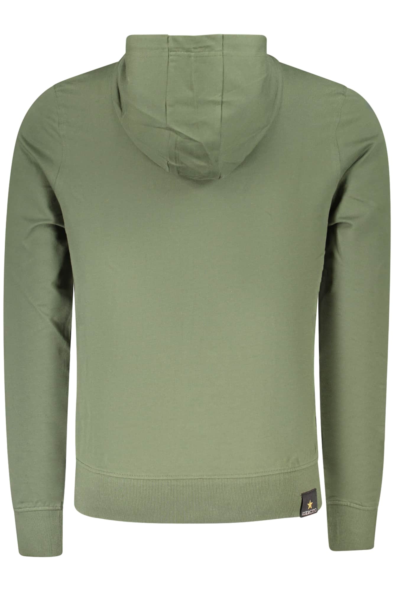Military academy hombre con cremallera sudadera, verde