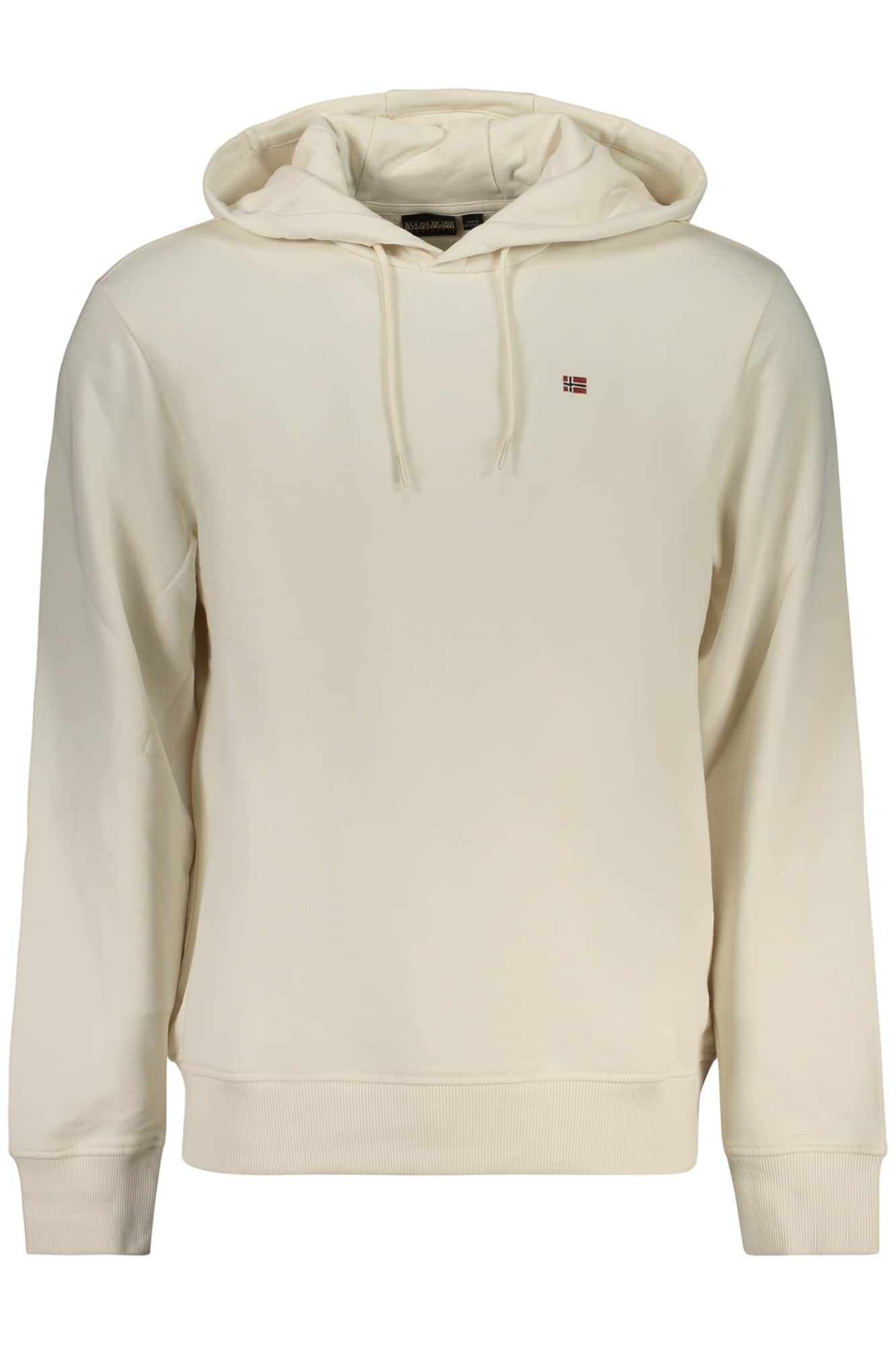 Napapijri hombre con cremallera sudadera, blanco