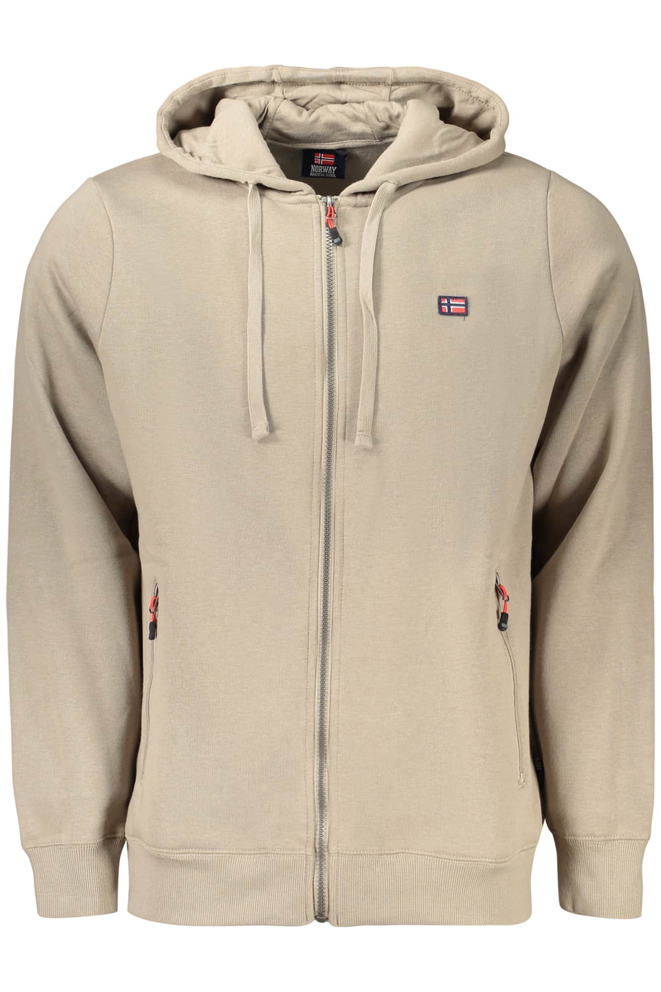 Norway 1963 hombre marrón con cremallera sudadera