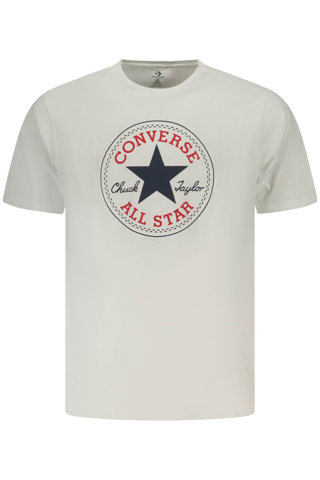 Converse Hombre Manga Corta T-Camisa, Negro