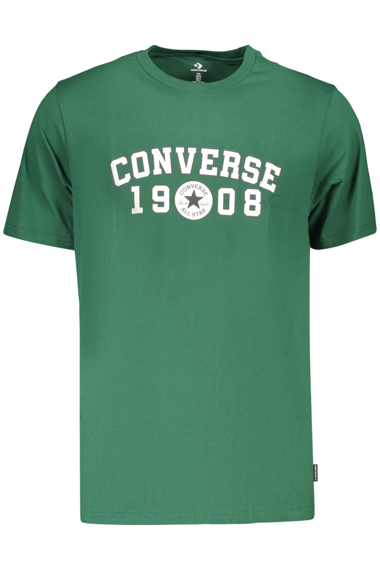 Converse hombre manga corta t-camisa verde