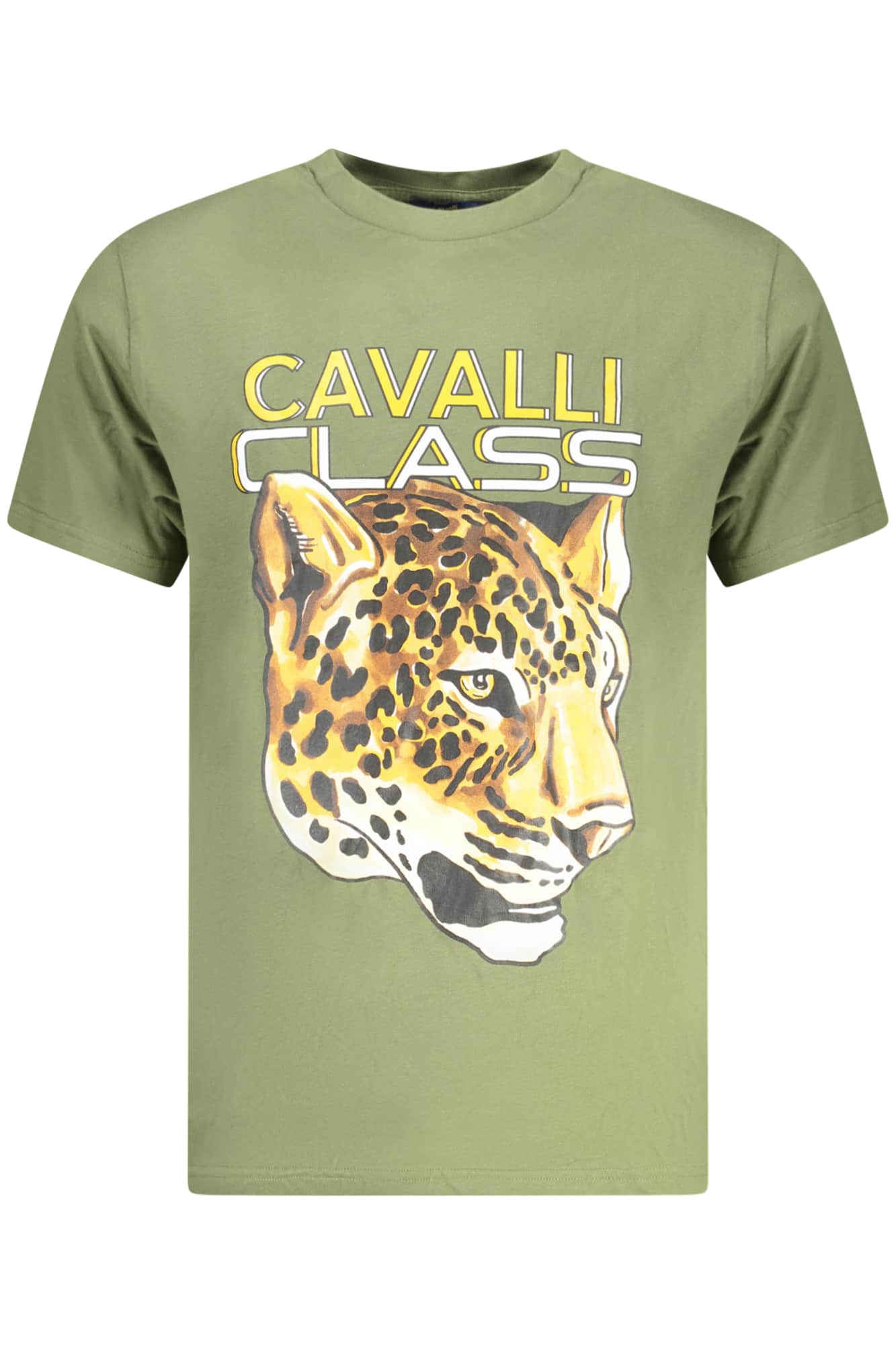 Cavalli Class hombre manga corta t-camisa verde