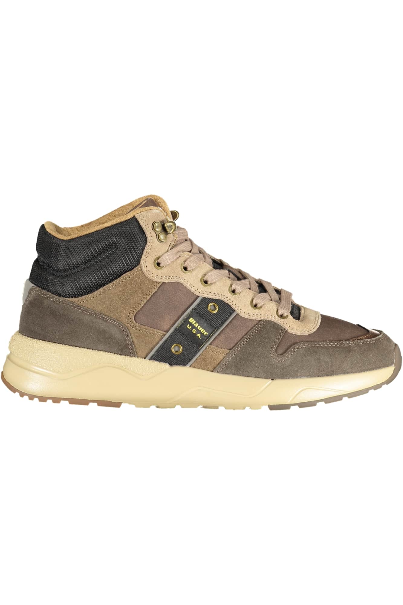 Blauer hombre zapatillas deportivas marrón