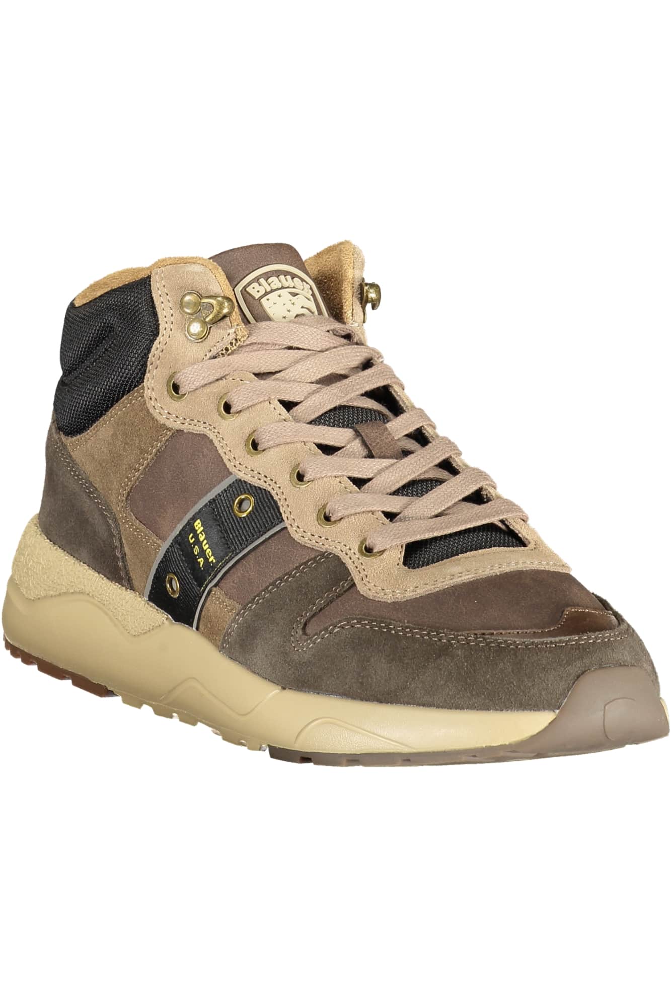 Blauer hombre zapatillas deportivas marrón