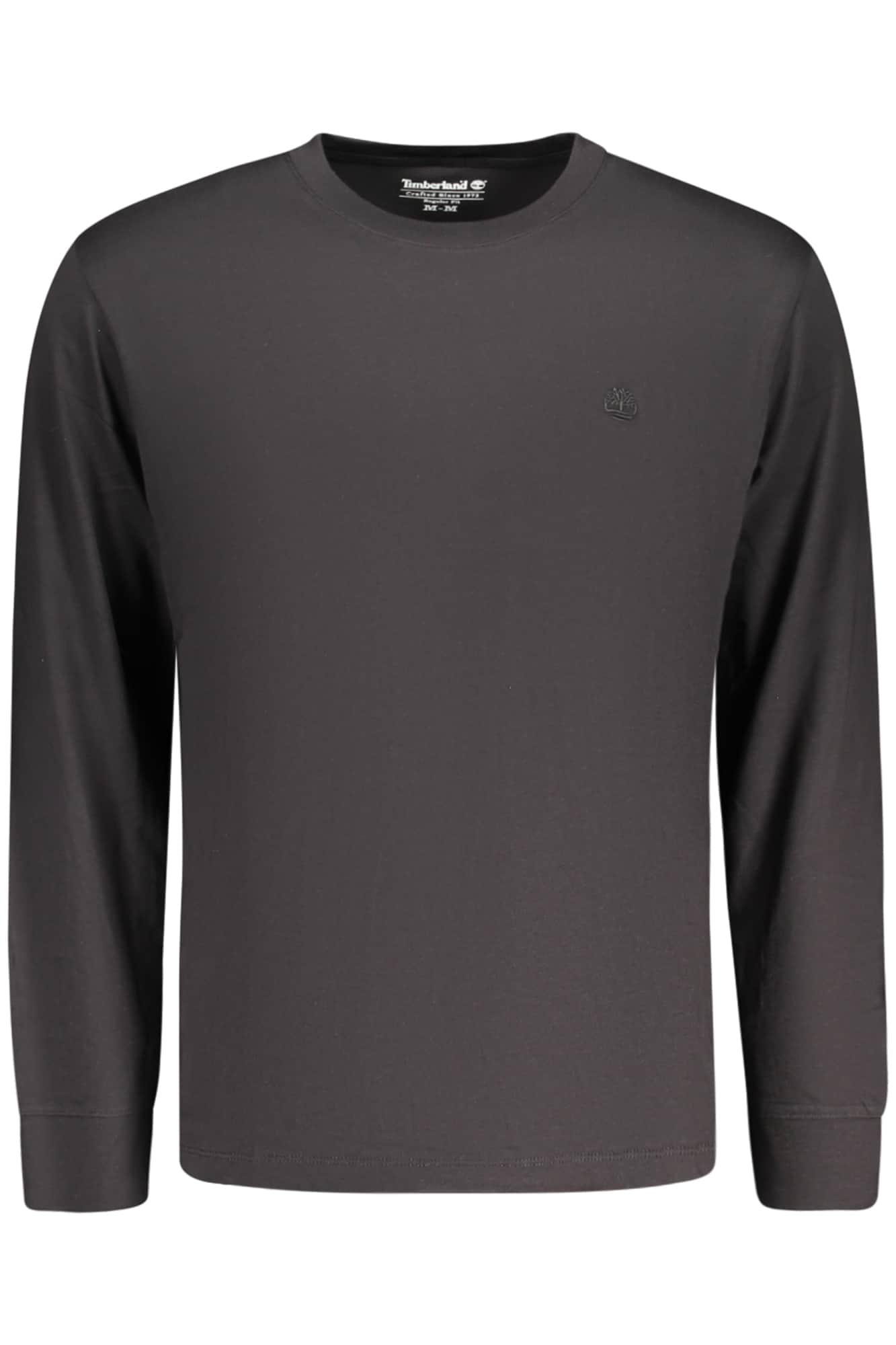 Timberland hombre manga larga t-camisa negro