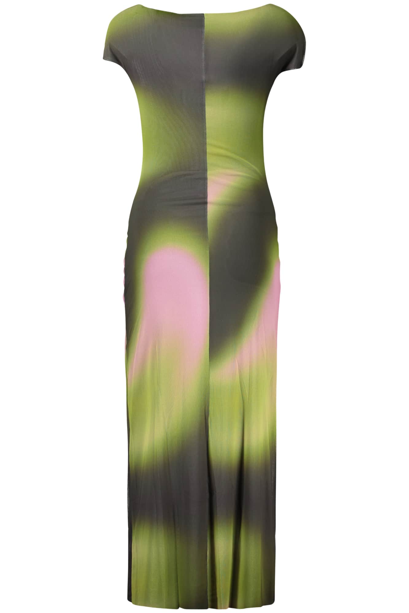 Desigual mujer largo vestido verde