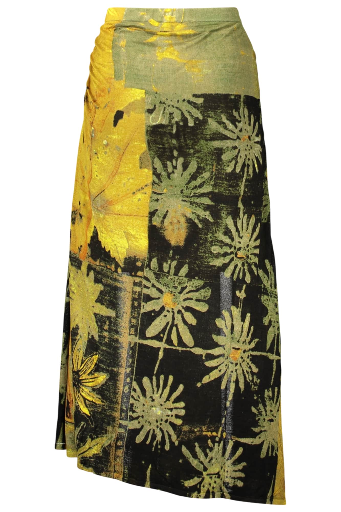 Desigual mujer largo verde falda