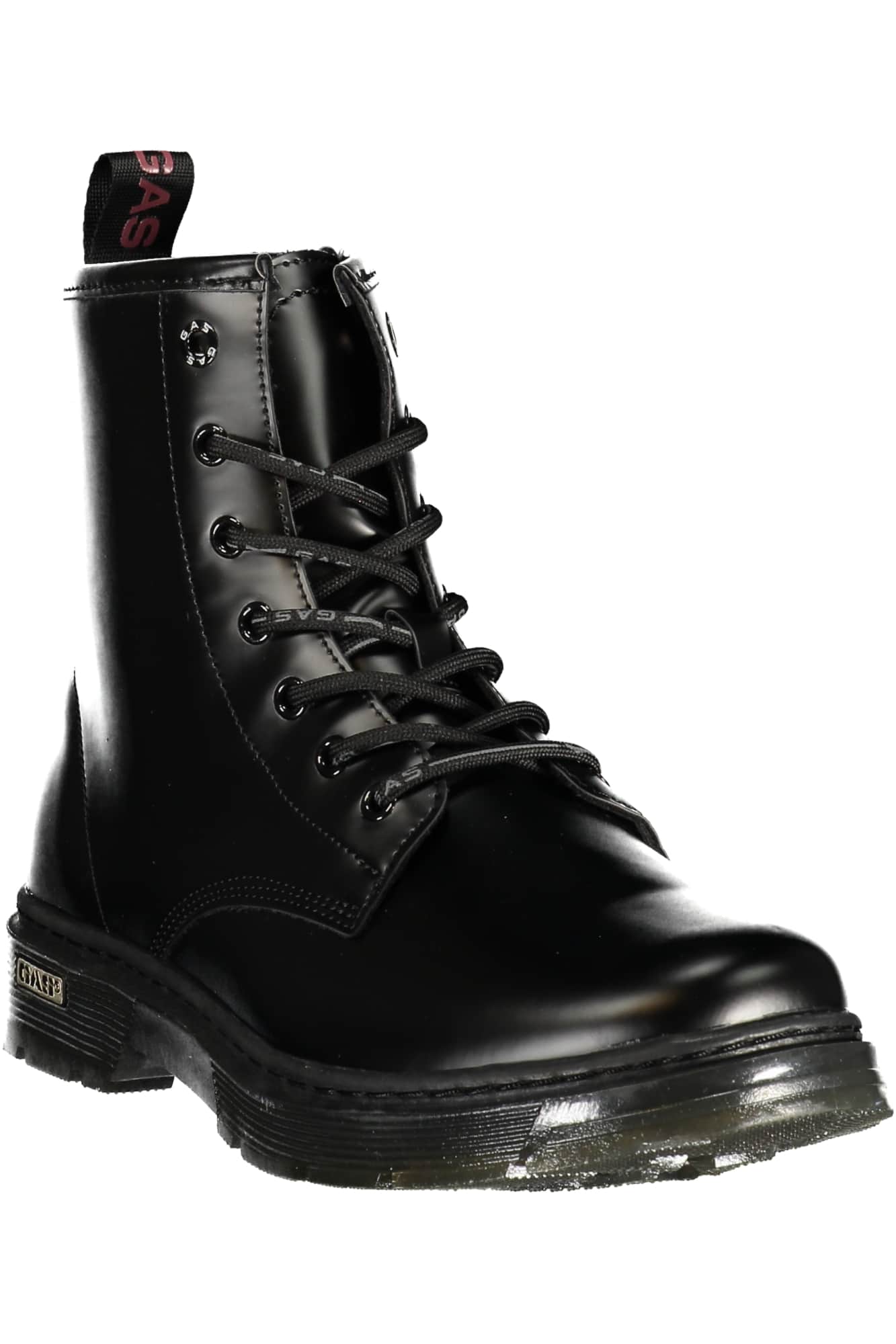 Gas mujer negro bota calzado