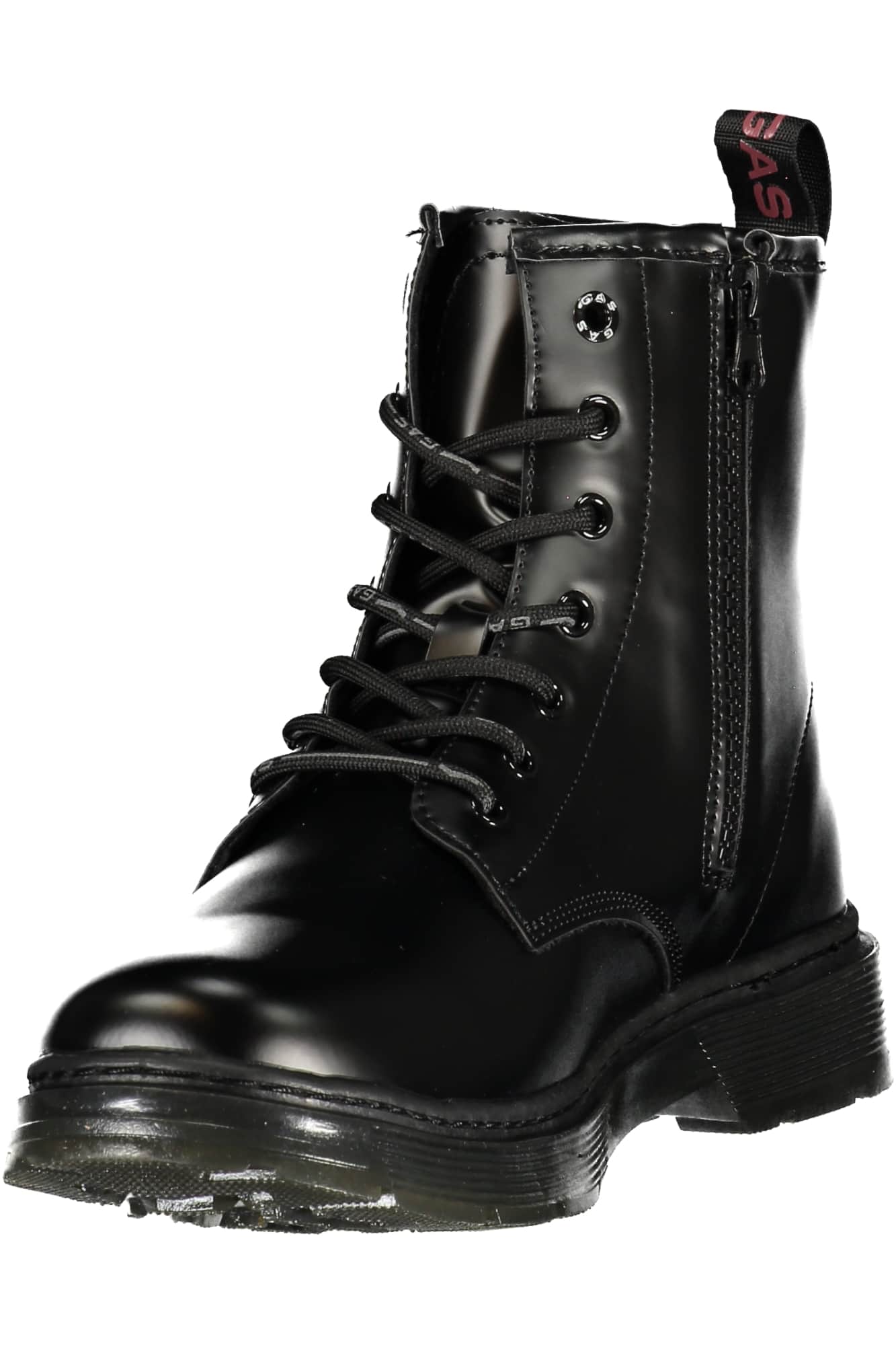 Gas mujer negro bota calzado