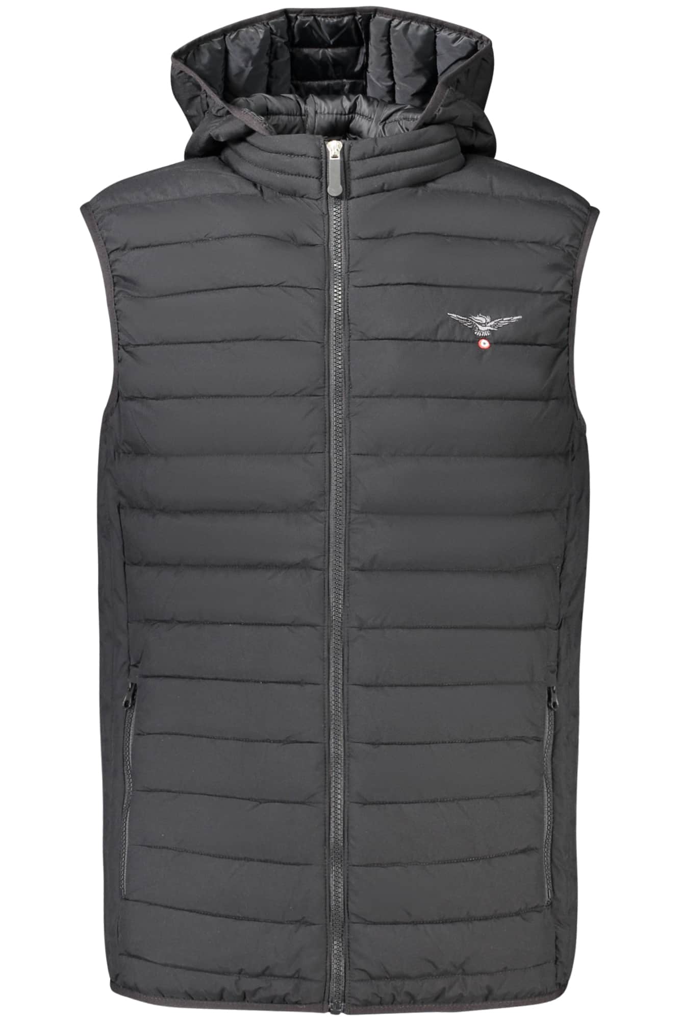 Military academy hombre azul sin mangas chaqueta
