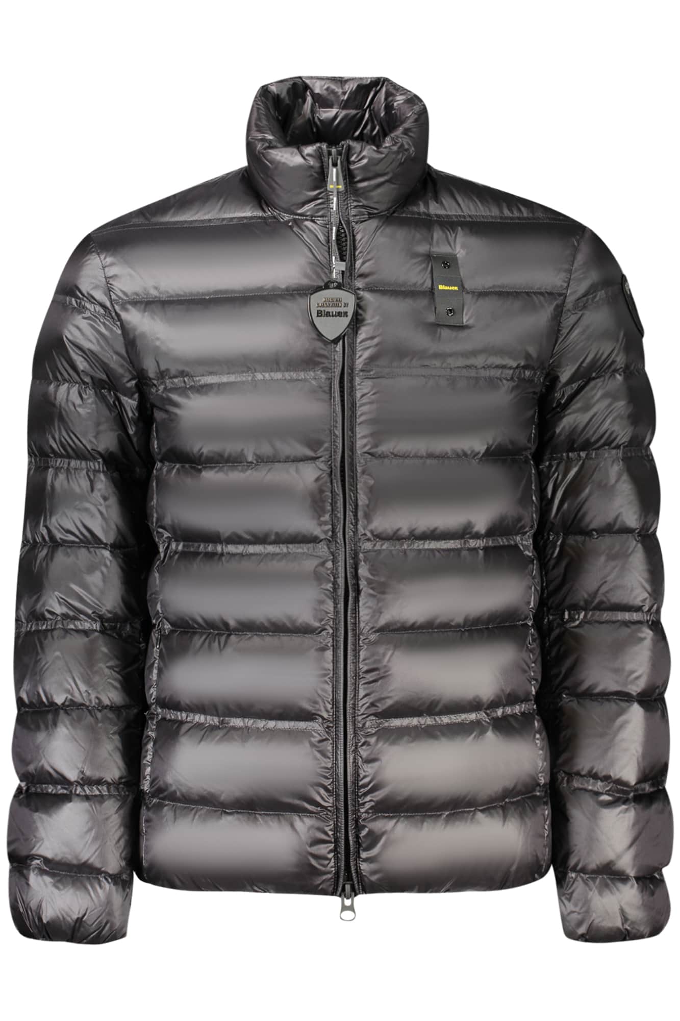 Blauer hombre azul chaqueta