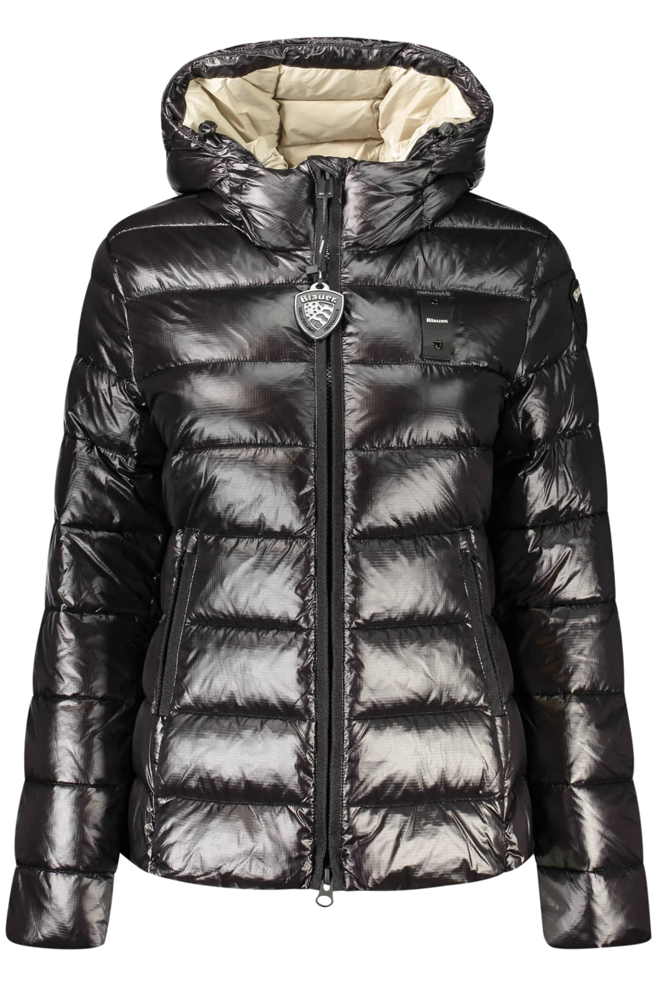 Blauer mujer negro chaqueta